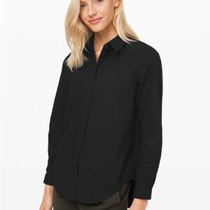 Lululemon full day ahead shirt *flannel* size 4
